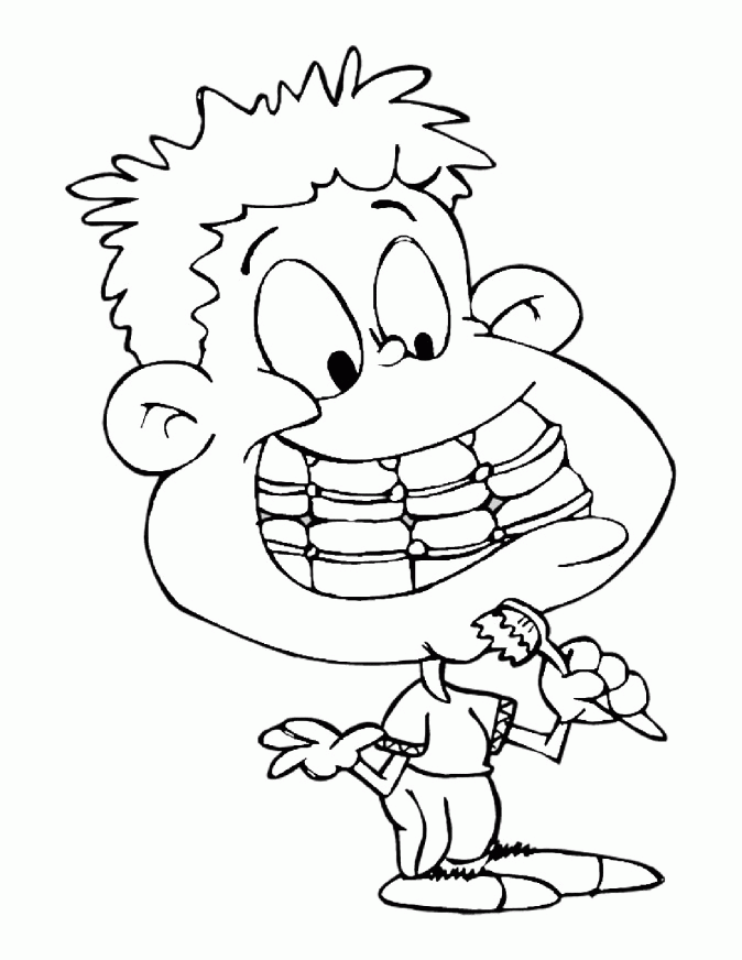 Coloring Pages Of Teeth