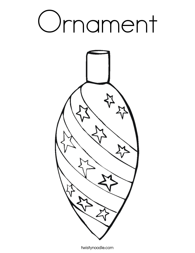 Free Printable Coloring Page Shaped Ornament Coloring Page Other 