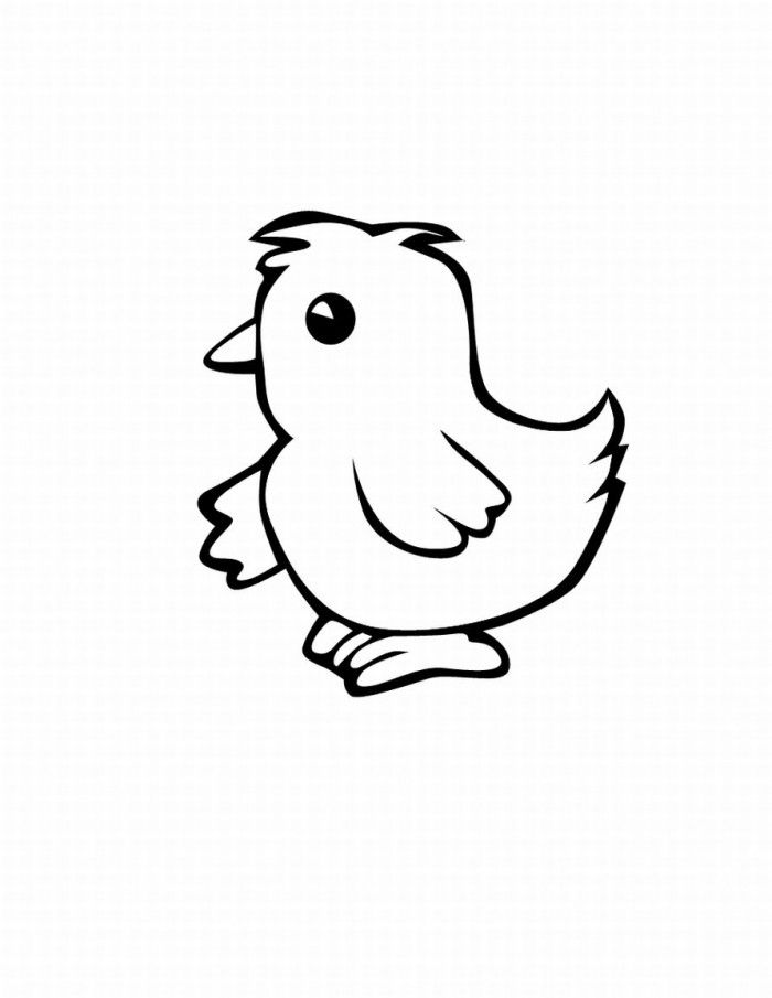 Baby Chicken Coloring Pages | 99coloring.com