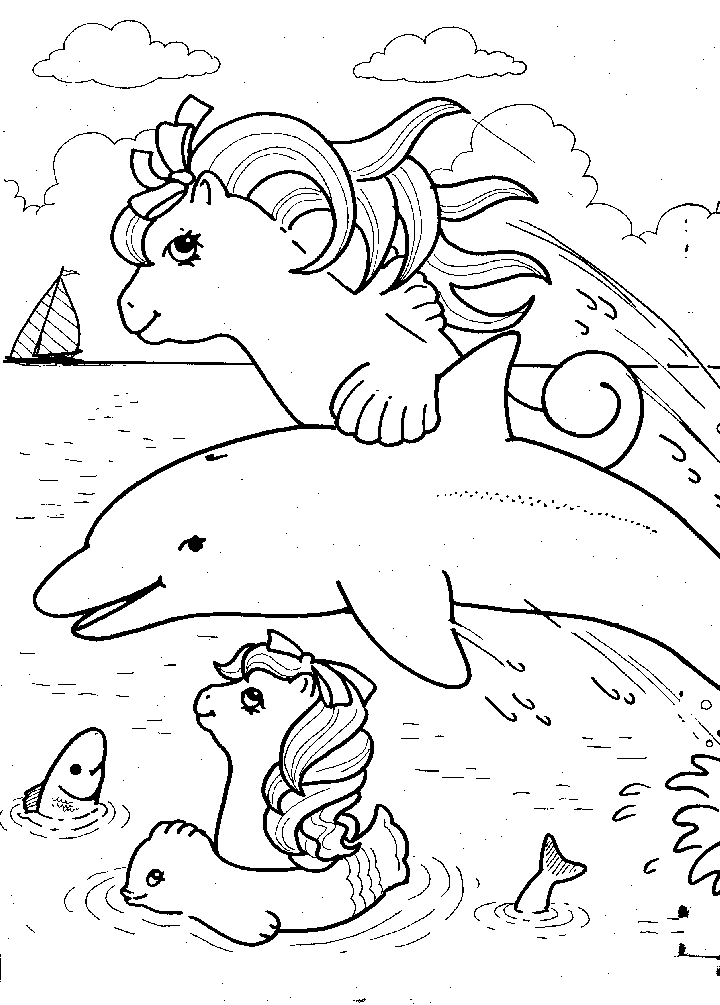 My Little Pony Coloring Pages Print : My Little Pony Coloring 