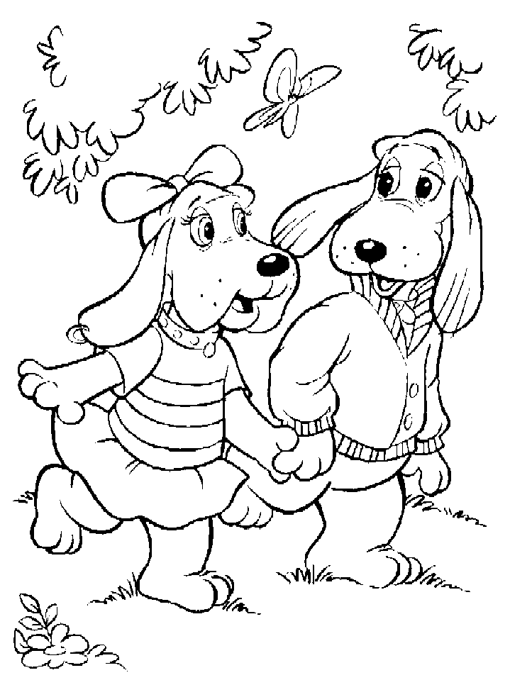 Pound Puppies Coloring Pages Coloring Home