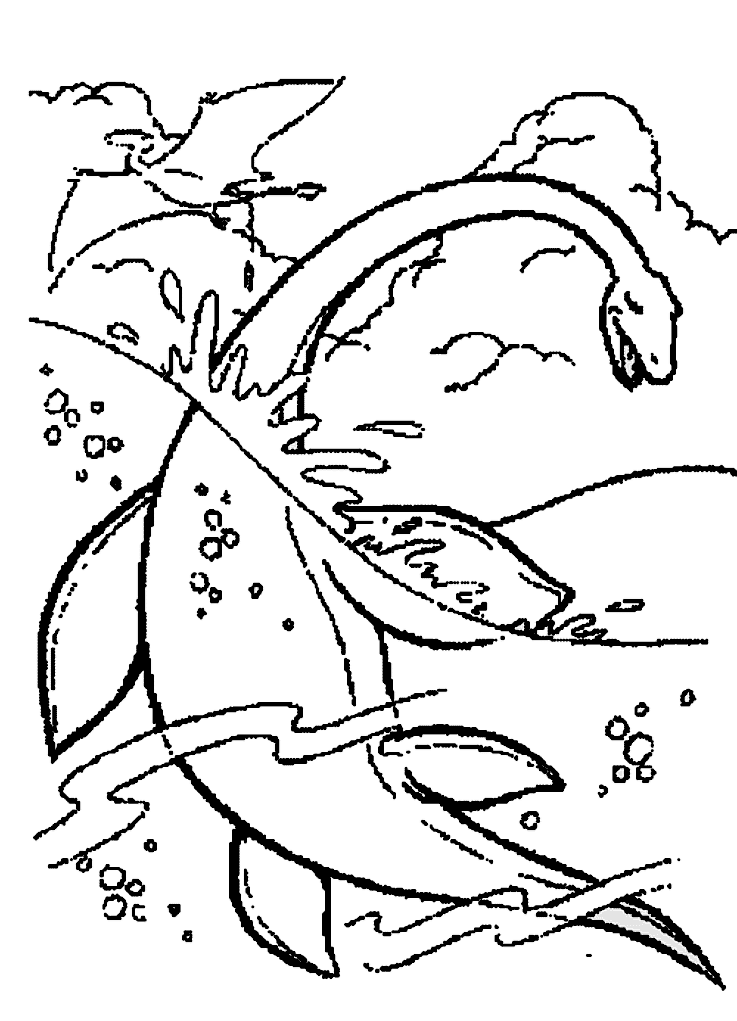 Plesiosaurus Coloring Pages | Dinosaurs Pictures and Facts