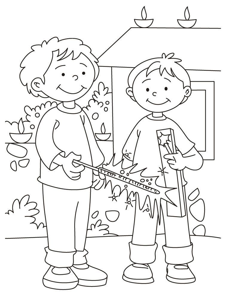 Diwali Coloring Pages (7) - Coloring Kids