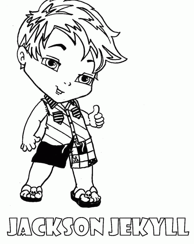 Monster High Holt Coloring Page