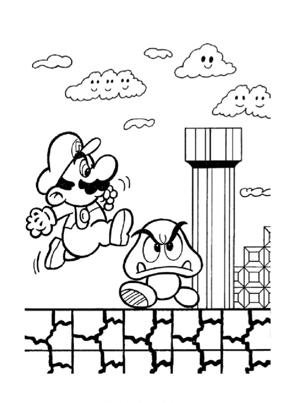Free Printable Super Mario Coloring Pages 297 | Free Printable 