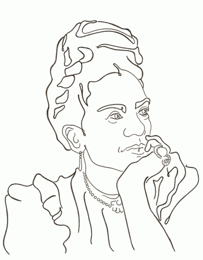 frida coloring pages