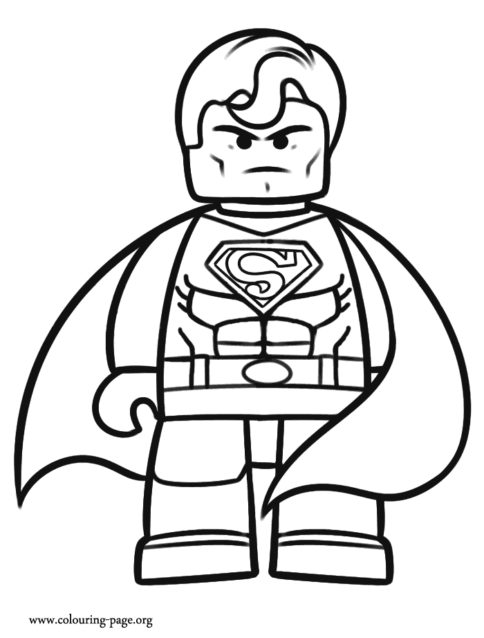 Superman - The Lego Movie coloring page | James' Party