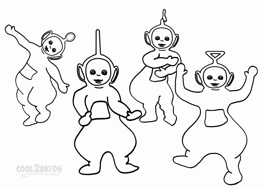 Printable Teletubbies Coloring Pages For Kids