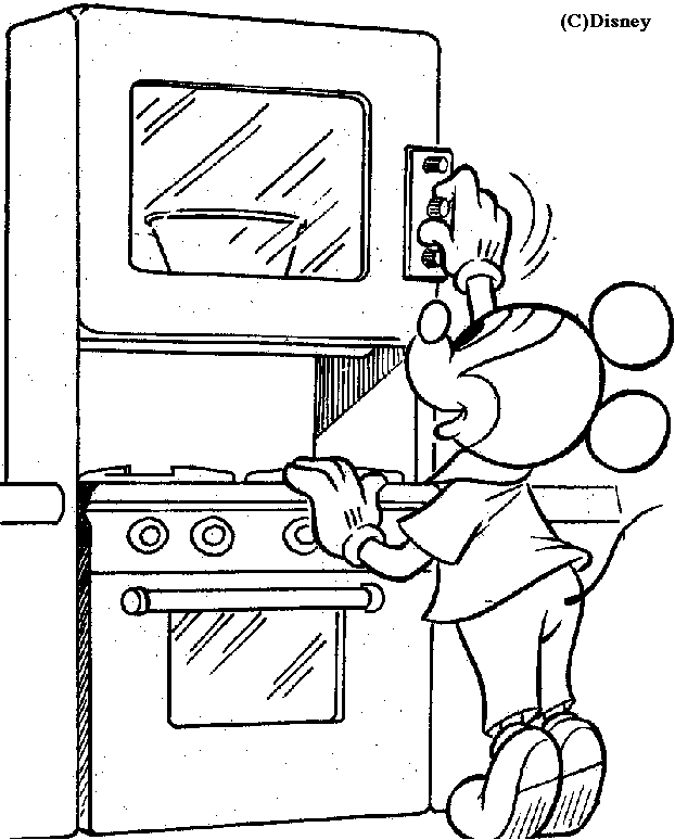 in the kitchen Colouring Pages (page 2)