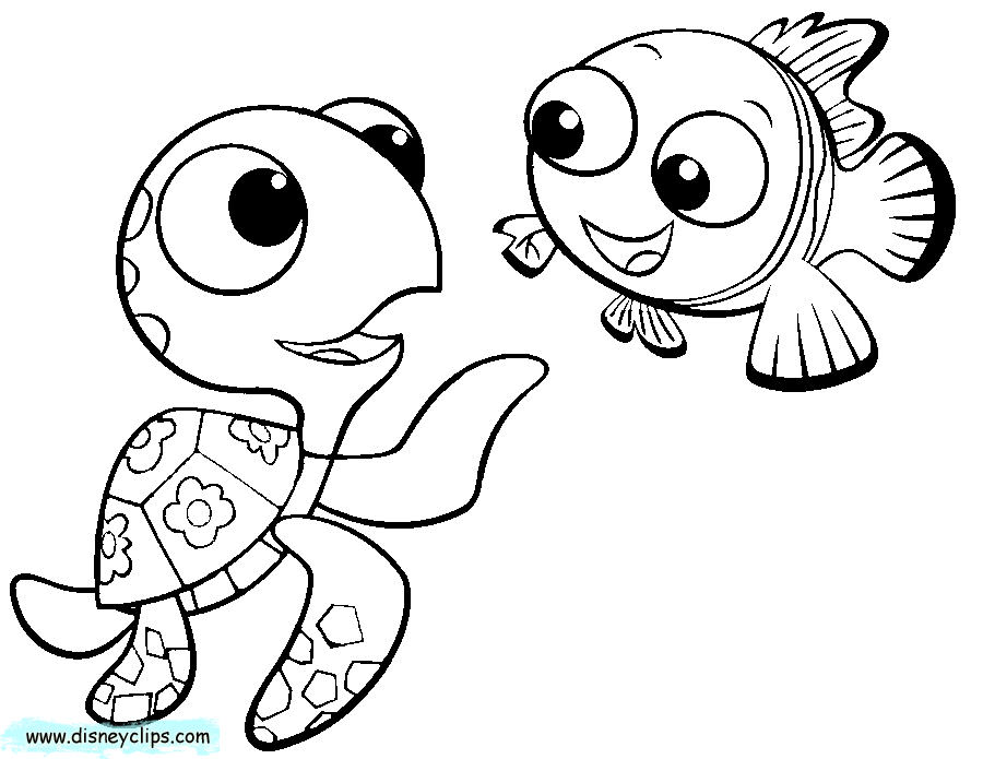 Finding Nemo Coloring Pages - Disney Kids' Coloring Pages