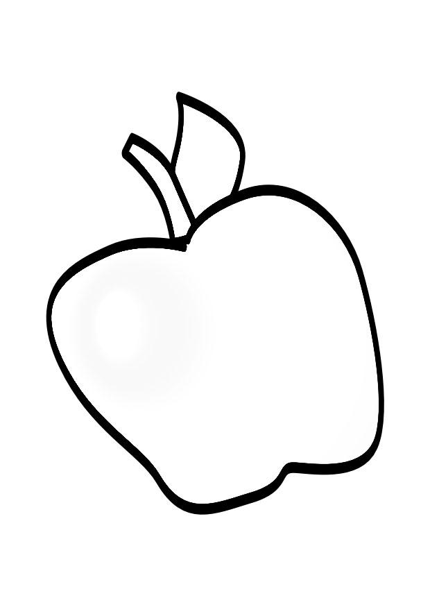 Apples For The Teacher Coloring Pages - Coloring Home