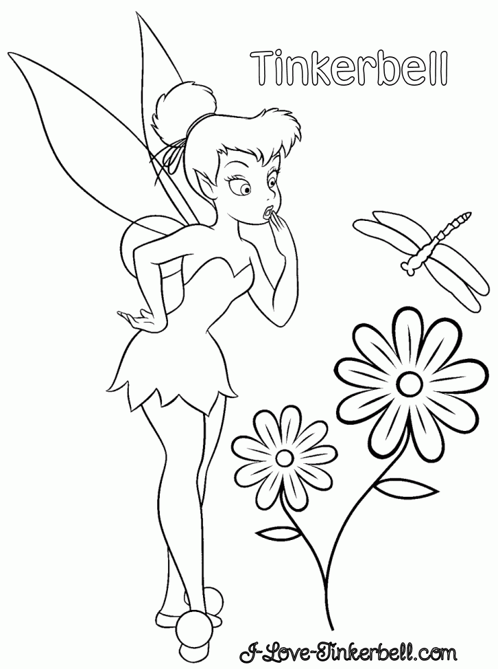 titinker bell colorir Colouring Pages