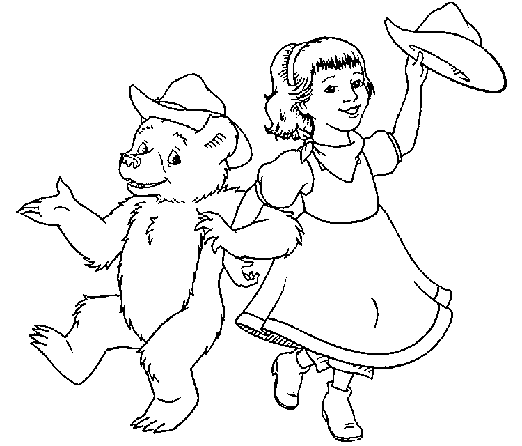 Cartoon Bear Coloring Pages | Rsad Coloring Pages