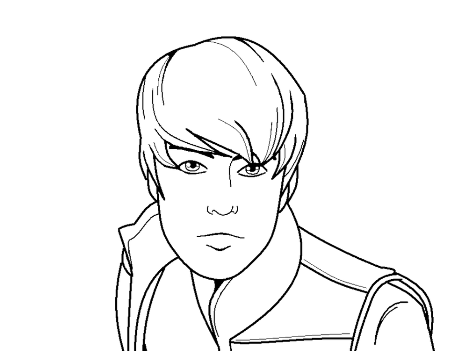 Justin Bieber Coloring Pages - Free Coloring Pages For KidsFree 