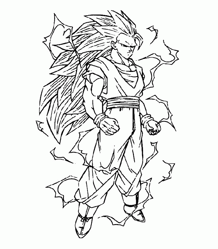 Dragonball Z Coloring Pages for Kids- Printable Coloring Sheets