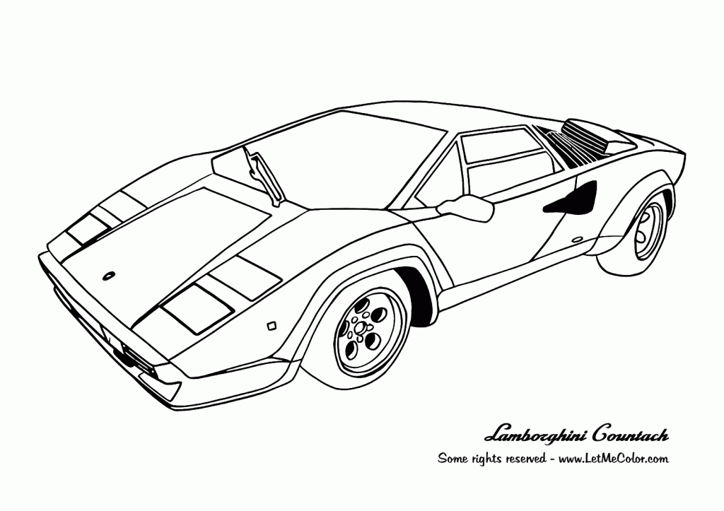lamborghini coloring pages to print coloring home