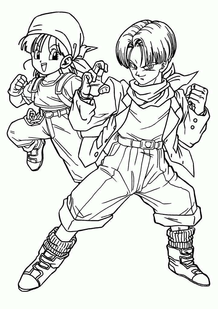 Dragon Ball Gt Coloring Pages Coloring Home