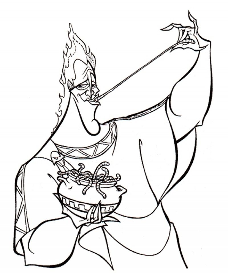Hades Coloring Page - Coloring Home
