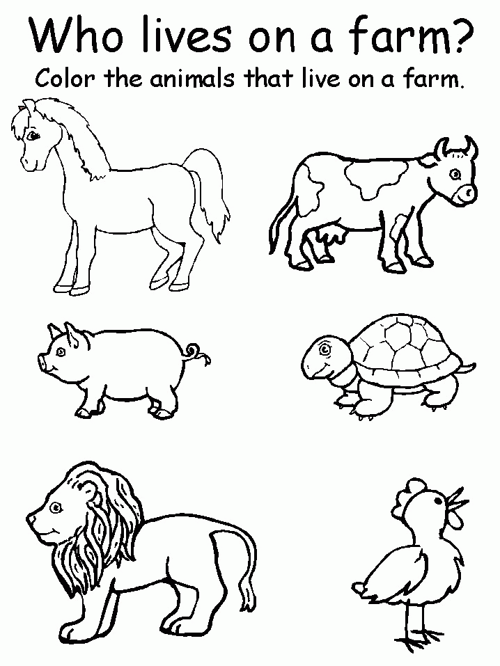 Farm Animals Worksheets For KidsFun Coloring | Fun Coloring