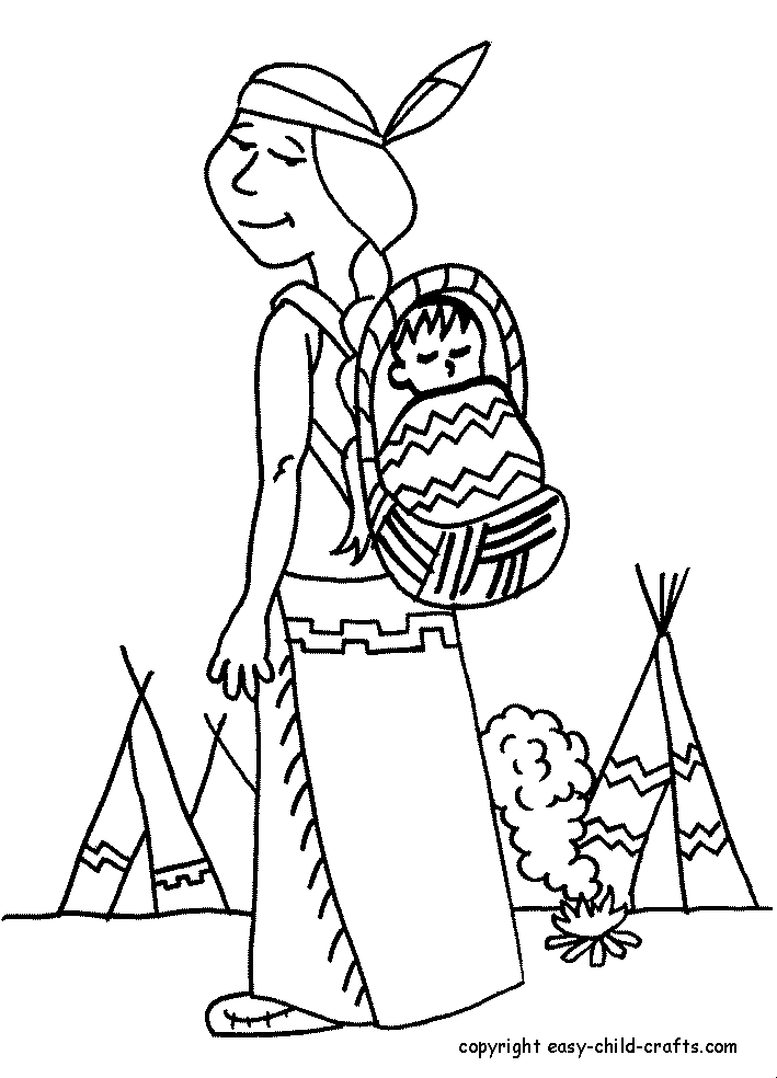 coloring pages indians - coloring home