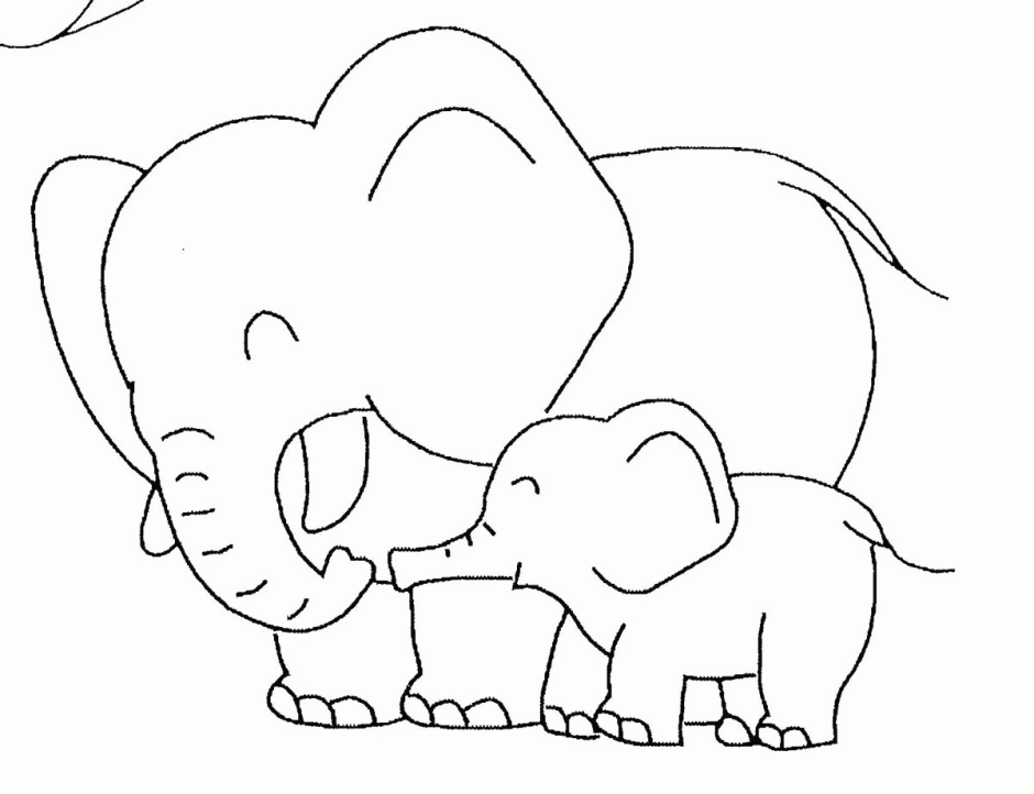 Indian Elephant Coloring Pages Printable Colouring4u 127885 Baby 