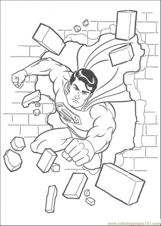 Superman-logo-coloring-16 | Free Coloring Page Site