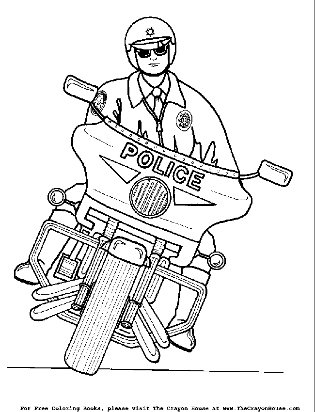 Free Policeman Coloring Pages Coloring Pages