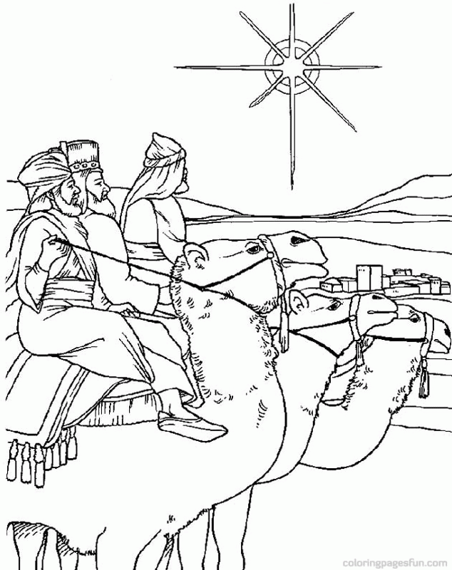 Bible Christmas Story Coloring Pages 15 | Free Printable Coloring 