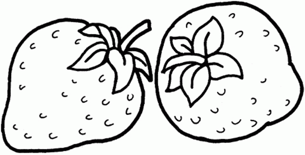 Download Delicious Strawberry Fruit Coloring Pages Or Print 