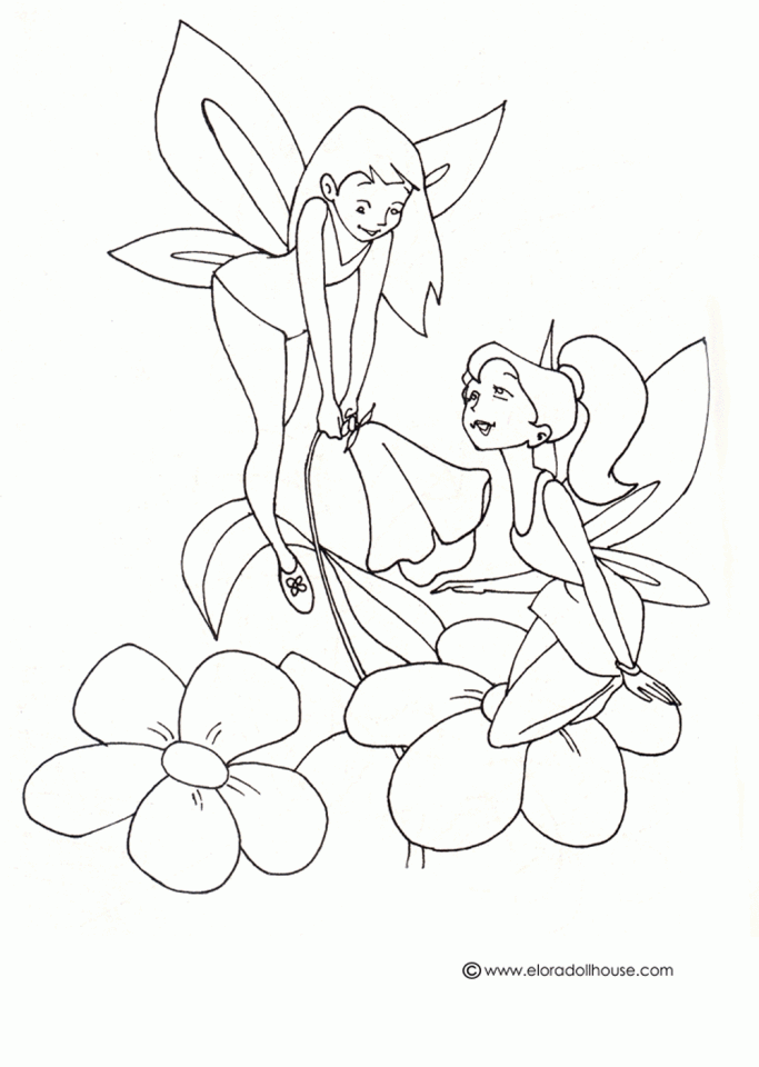 Fairy 3 Coloring Page