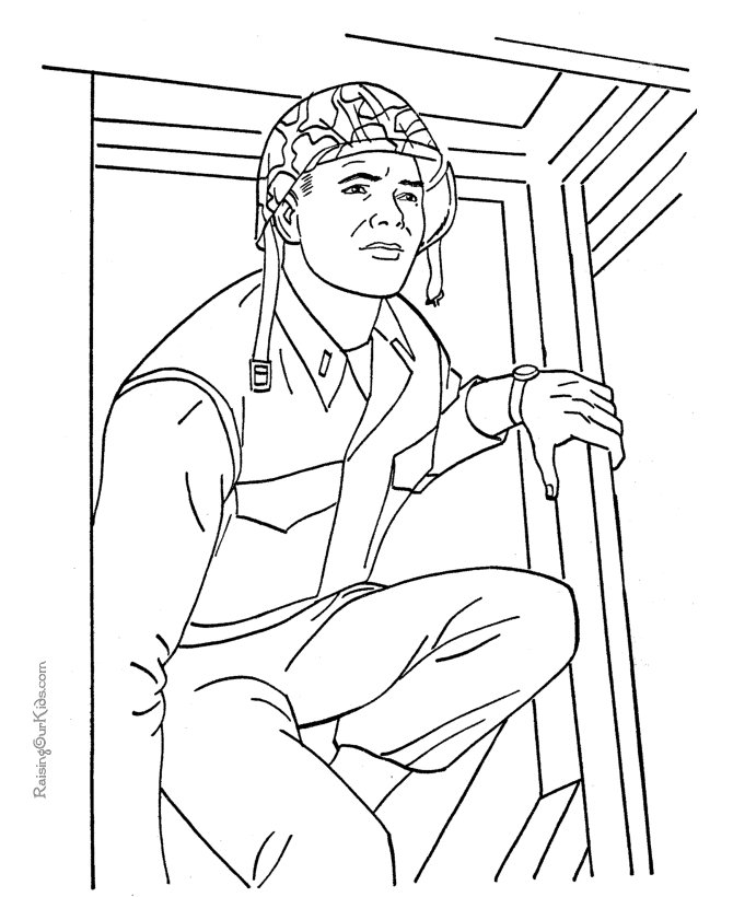 Army Coloring Pages 007