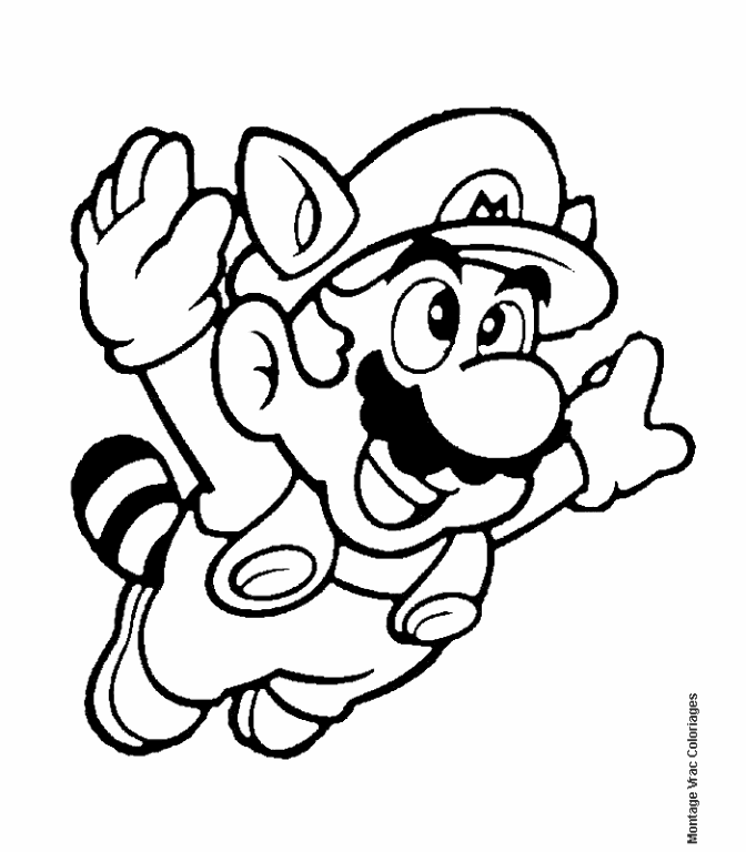 Super Mario Bros Coloring Books - Kids Colouring Pages