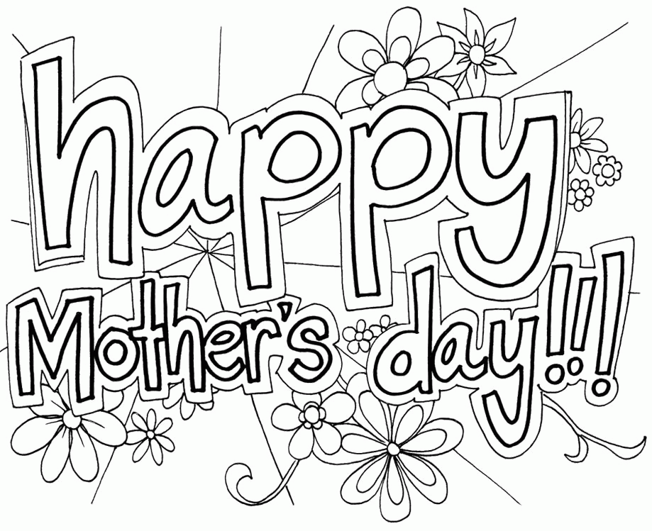 Printable Mothers Day Cards For Kids To Color Coloring Home