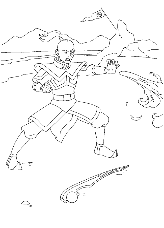 Awesome Avatar Coloring pages | Printable Coloring Pages