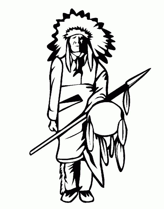 indian and the cubbord Colouring Pages