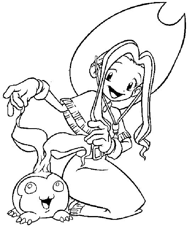 Printable Digimon Coloring Pages - Coloring Home
