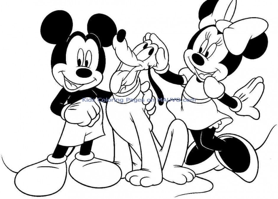 Mickey Minnie Coloring Pages Mickey And Minnie Thanksgiving 291245 ...