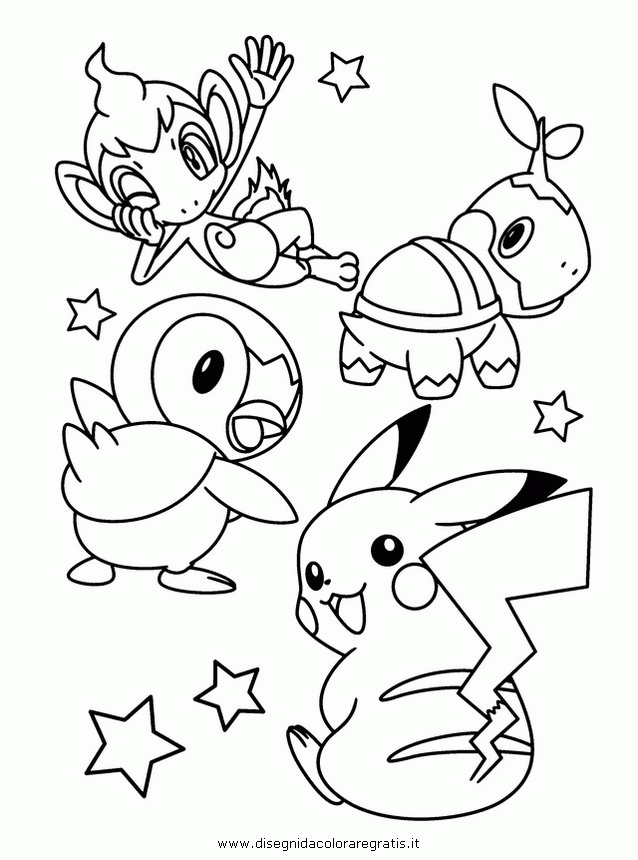 Piplup Coloring Pages - Coloring Home