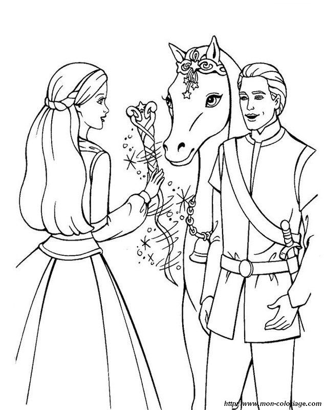 barbie and Ken Colouring Pages (page 2)