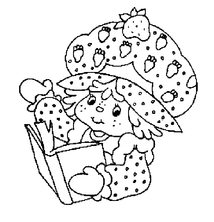Coloring Sheets Strawberry Cake Ideas and Designs