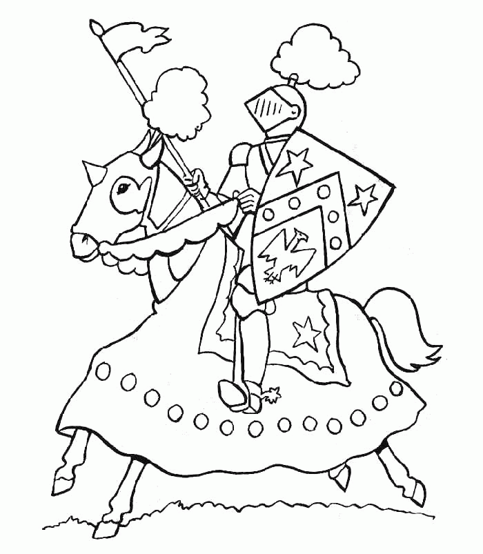 Knight coloring pages! | Knights +