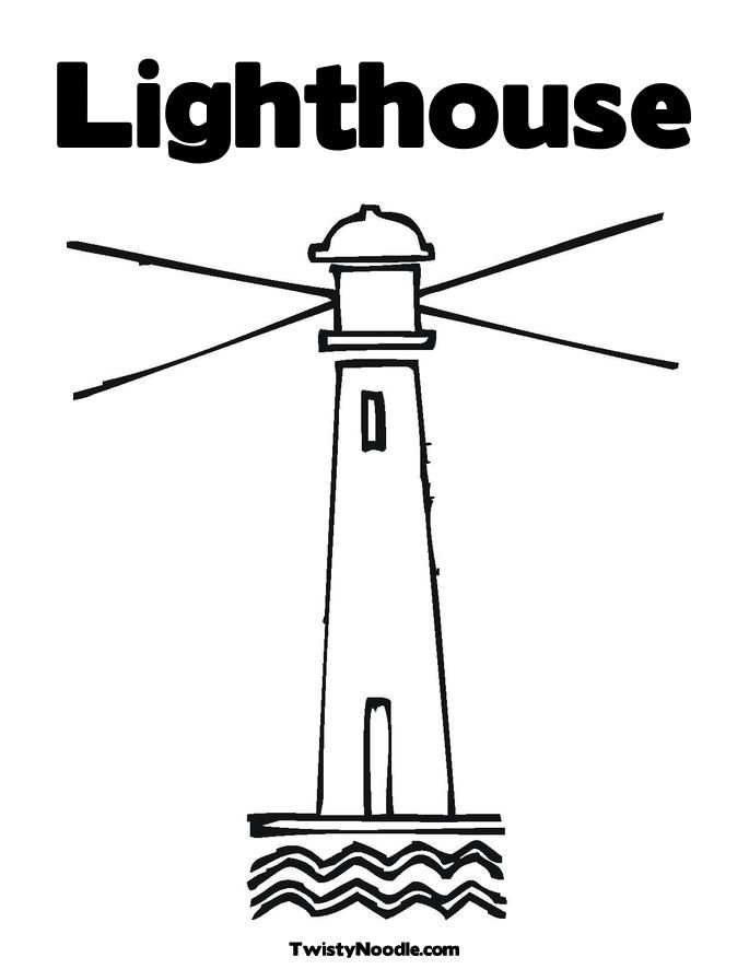 Pin Lighthouse Colouring In Pictures Coloring Pages Cake