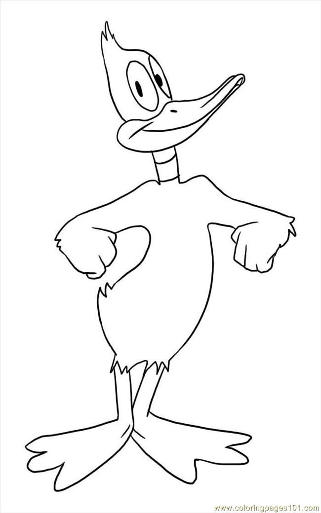 Coloring Pages Daffy Duck Step 5 (Cartoons > Yosemite Sam) - free 