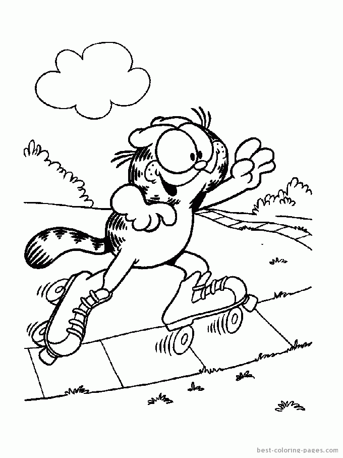 Garfield coloring pages | Best Coloring Pages - Free coloring 