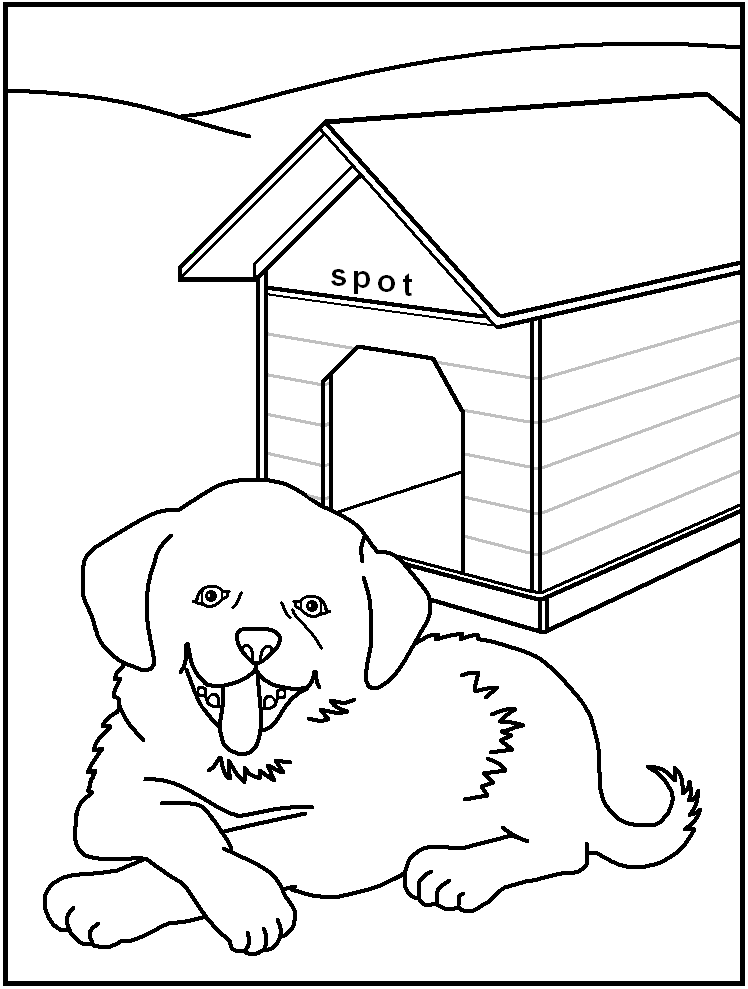Dogs Coloring Pages Printable