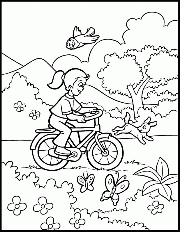Spring Coloring Pages 2011