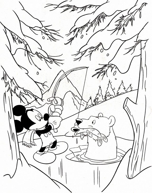 Mickey Coloring Pages On Coloring Disney Mickey Mouse Coloring 
