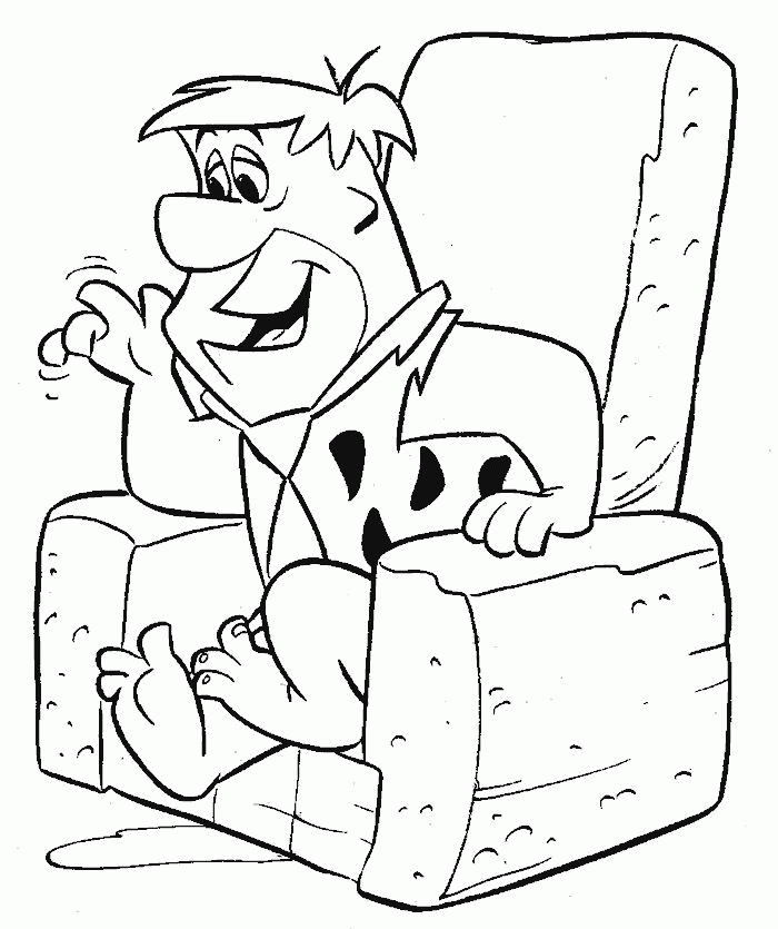 Flintstones Colouring Pages (page 3) - Coloring Home