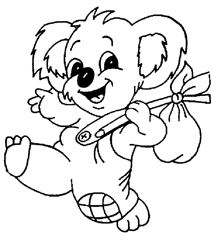 Koala Coloring Pages 5 | Free Printable Coloring Pages 