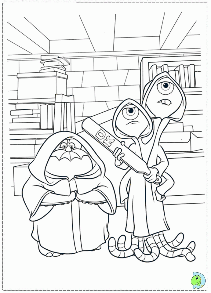 Monsters University Coloring page